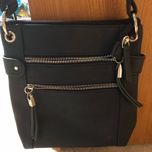Navy blue crossbody purse